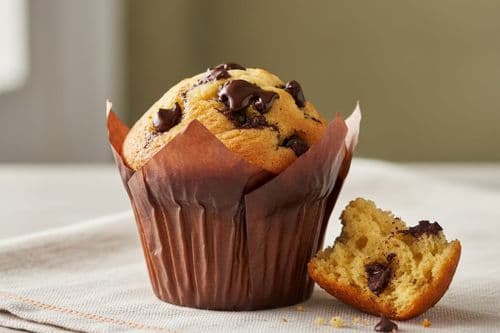 Muffin vanille pépites de chocolat
